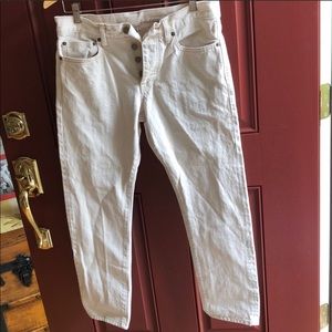 J. Crew Slim Fit Jeans Cream